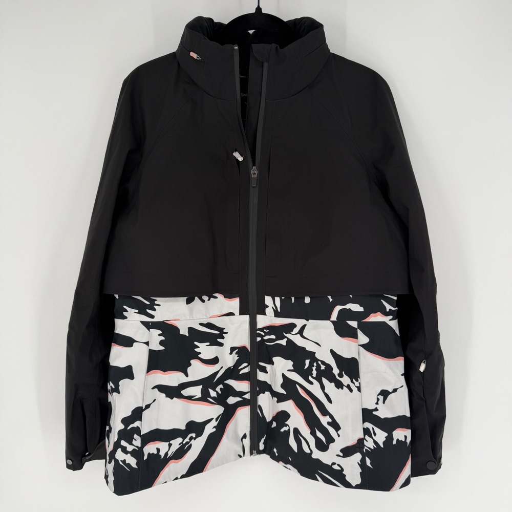 Sweaty Betty Pro Light Mountain Camo Ski Jacket Medium NWOT RECCO $498 Apres Ski